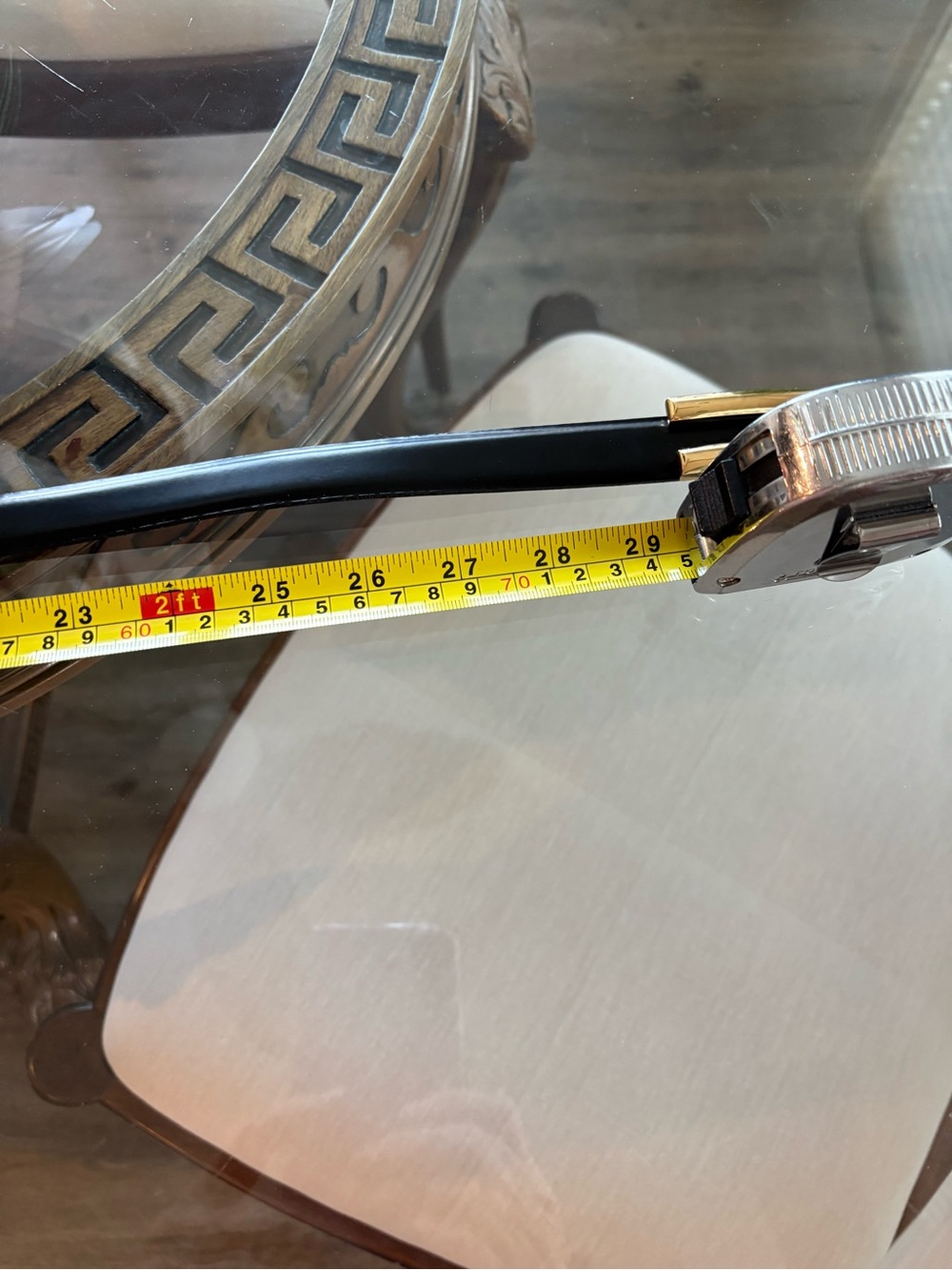 🖤🖤ST.JOHN SMOOTH BLACK ITALIAN LEATHER BELT!🖤🖤VINTAGE! - Picture 5 of 5